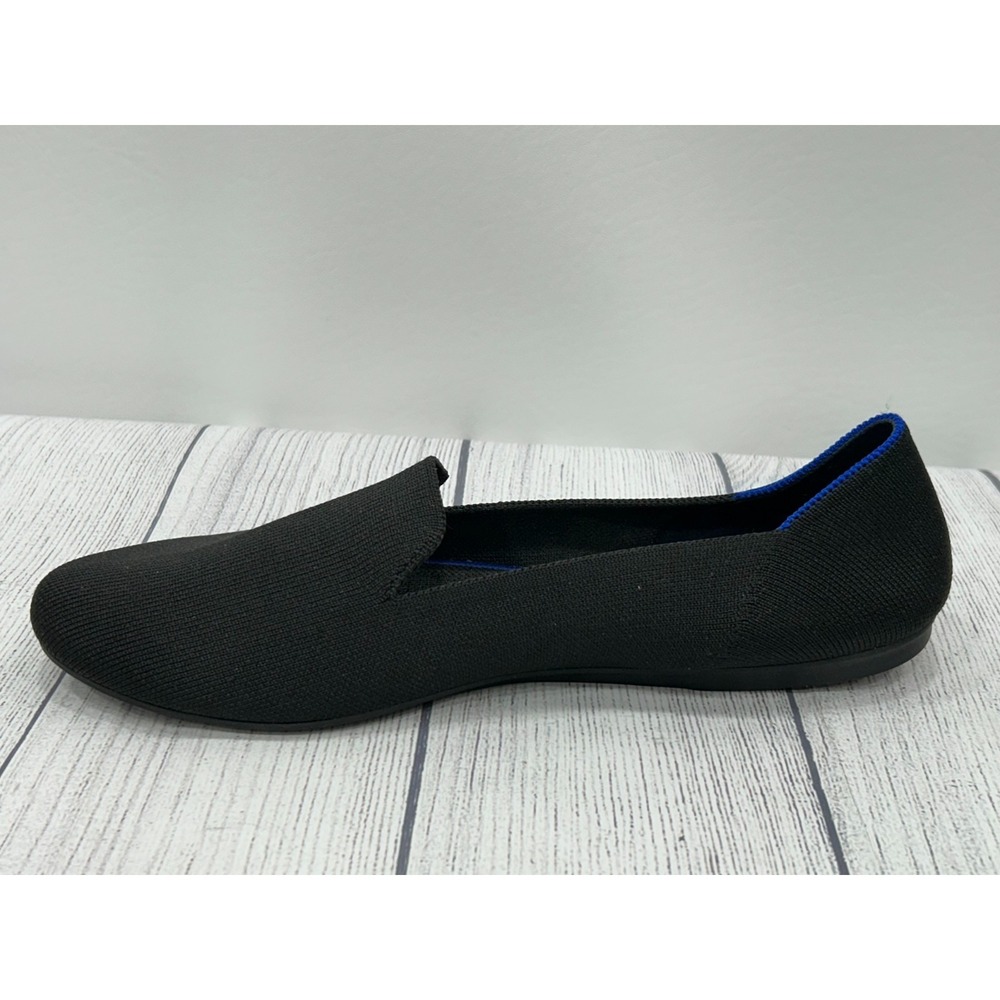 Rothy's Flats Womens 11.5 Black Knit Slip On Comfort Balletcore Minimal - Picture 5 of 10